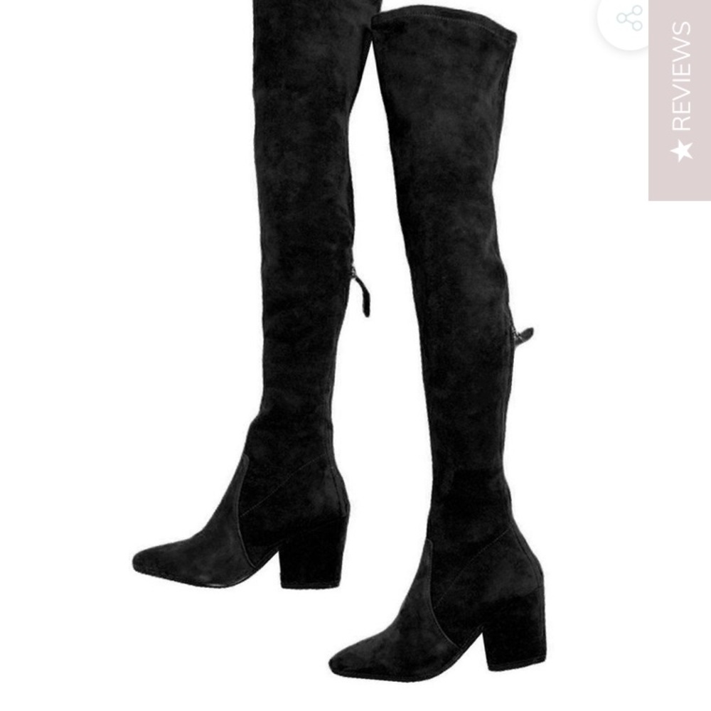 Black Over the Knee boots. EU 41 US 9.5-10.